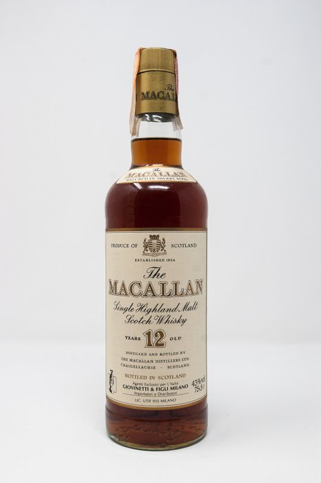 Macallan 12 years old - Original bottling - b. Anni ‘80 - 75cl