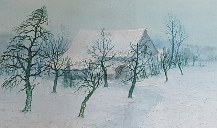 Jos Heyvaert (1920-1087) - Winterlandschap
