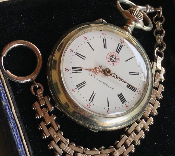 Excelsior - Grand Prix Paris 1904 - pocket watch NO RESERVE PRICE  - Heren - 1901-1949