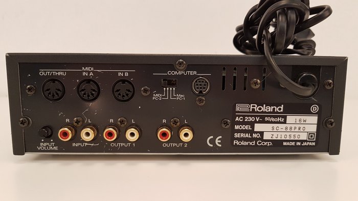Roland - SC-88PRO - Sound Canvas Sound Module - MIDI Sound - Catawiki