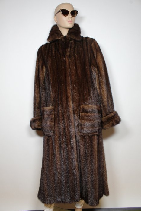 Brauner Nerz Mantel Mink Fur Fur Coat Made In Catawiki