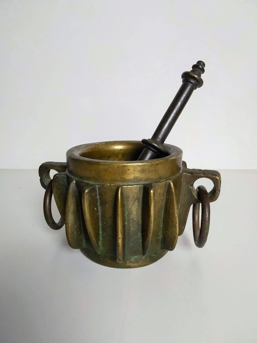 砂浆 - 哥特式 - 黄铜色 - Late 15th century