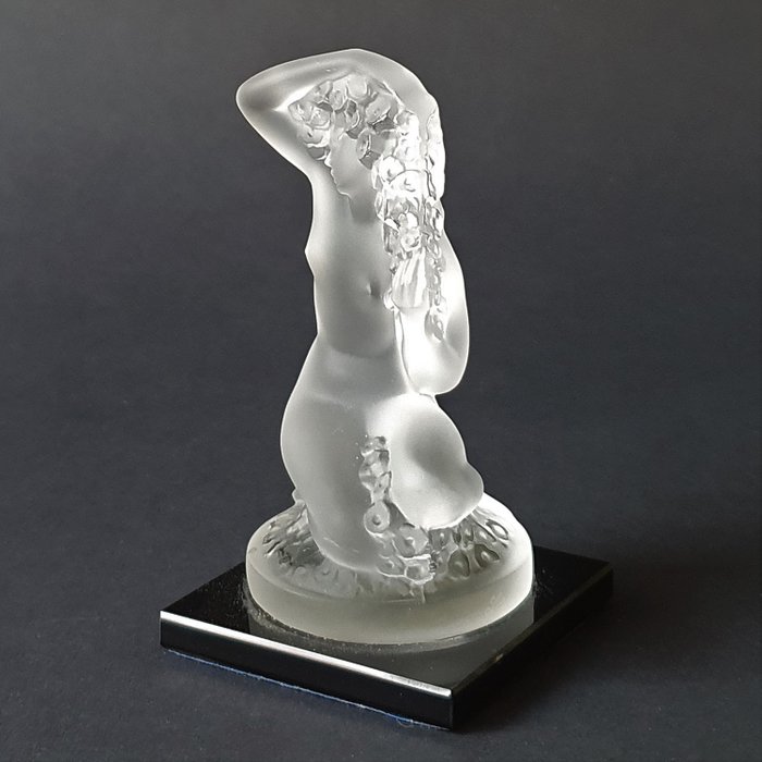 Lalique - Nackte "Floréal" Lady Figur - Kristall
