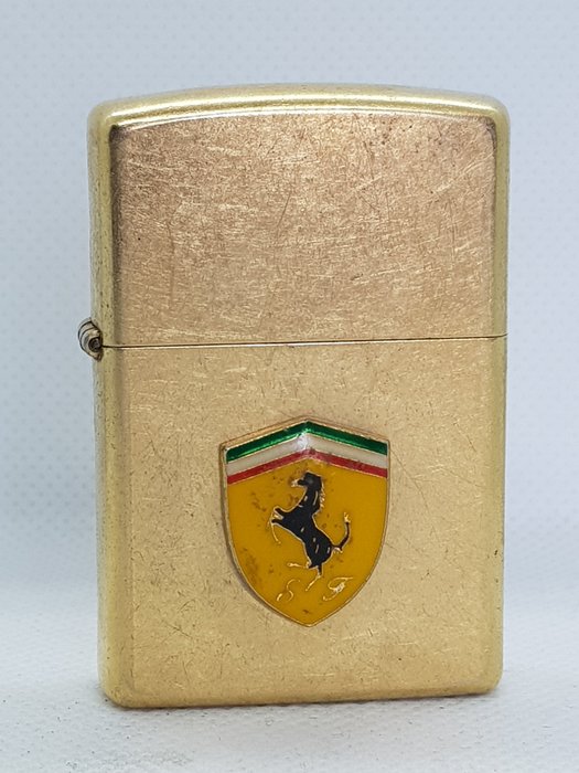 Zippo - Raro Ferrari Proprietario del cliente Edizione limitata in ottone massiccio