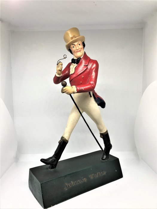 Statue of Johnnie Walker (Whiskey) - Plastic, Resin/Polyester