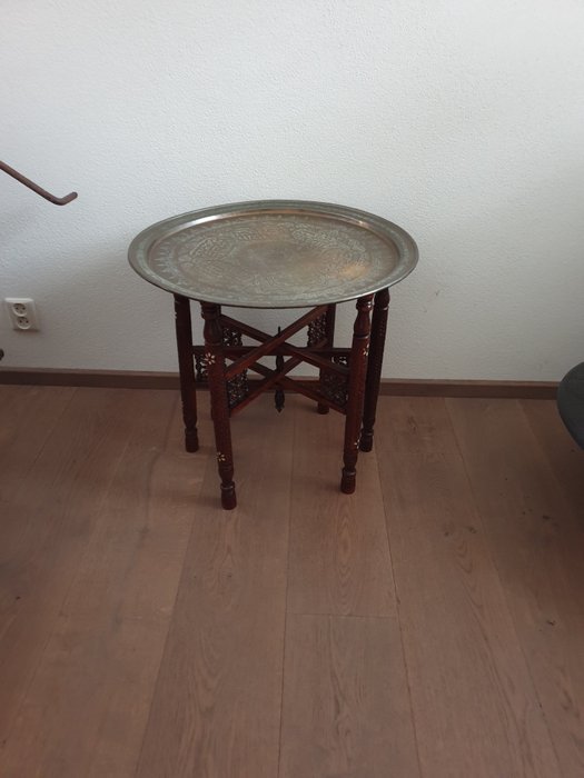 Marokkanischer (Salon) Tisch - Kupfer - Holz