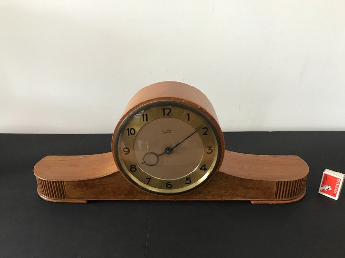 Horloge de table manteau antique Telavox - Bois, Cuivre