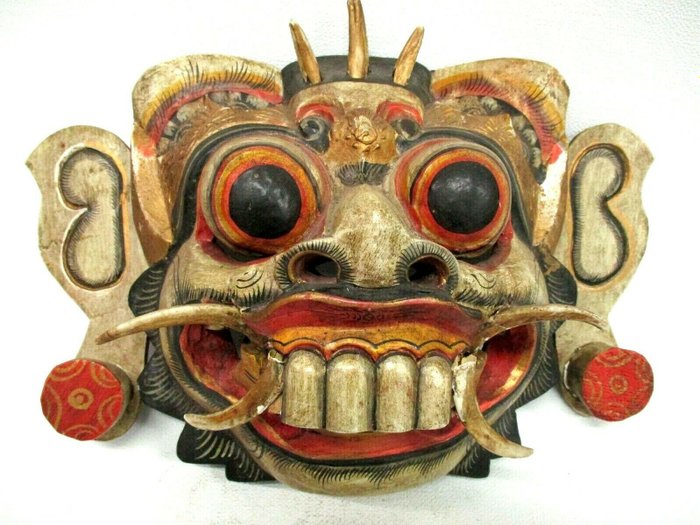 Maska - Drewno - Barong - Bali, Indonezja 