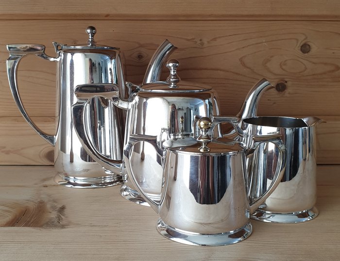 Hotel silver coffee / tea set - 4 pieces - Silver Plated - E.P.N.S.