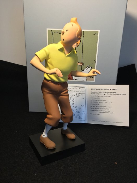 Tintin - Statuette Moulinsart / Fariboles 44016 - Tintin - Les cigares du Pharaon - (2015)