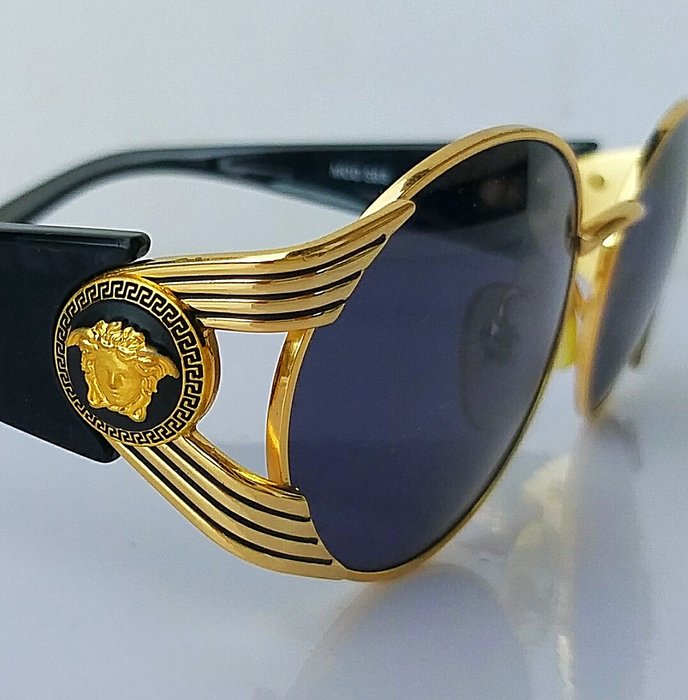Versace Medusa Mod. S65 - Black-Gold - Sunglasses