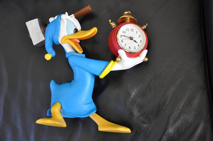 Disney/Peter Mook - Statuette - Donald Duck - Horloge (Années 90)