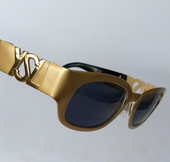 Yves Saint Laurent YSL Mod. 6030 Gold Sunglasses Ochelari de soare