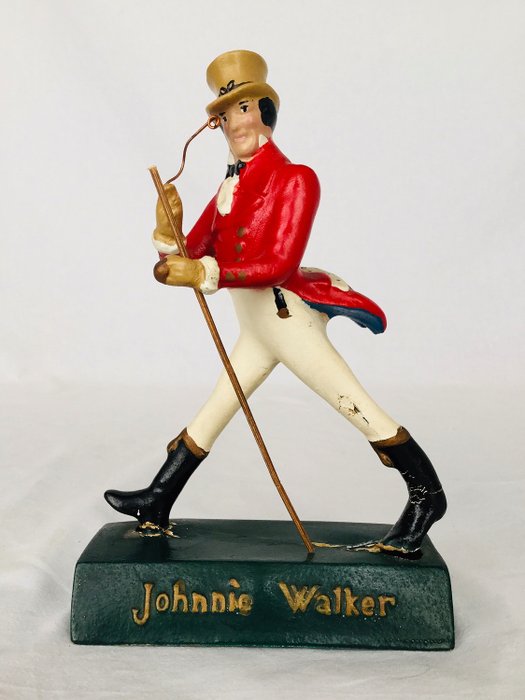 "JOHNNIE WALKER" scotch Whiskey, bakelite advertising figurine - Vintage, around 1950-1960