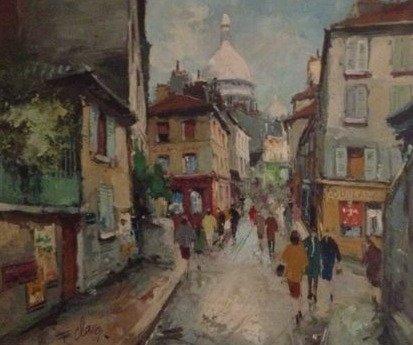 François Claver (1918-c.1961) - Paris Montmatre