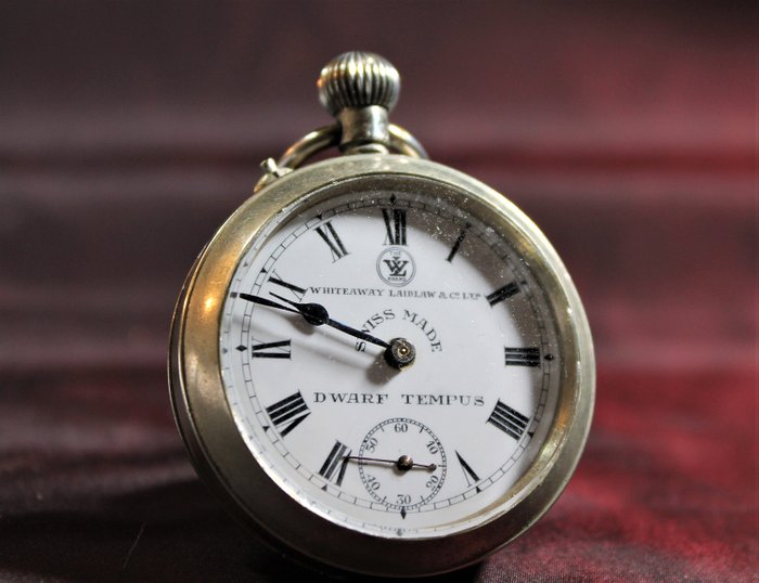 Whiteaway Laidlaw - Dwarf Tempus pocket watch NO RESERVE PRICE  - Uomo - 1850-1900