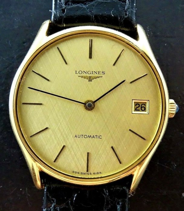 Longines - Gold 18K Ultra Thin  Automatic - 4184 - Mężczyzna - 1970-1979