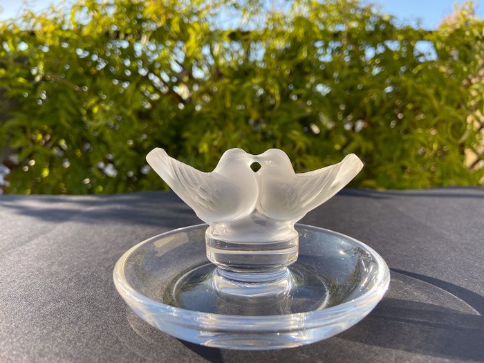Lalique - Ravisssant Baguier / Leere Taschen "Vögel" - Kristall