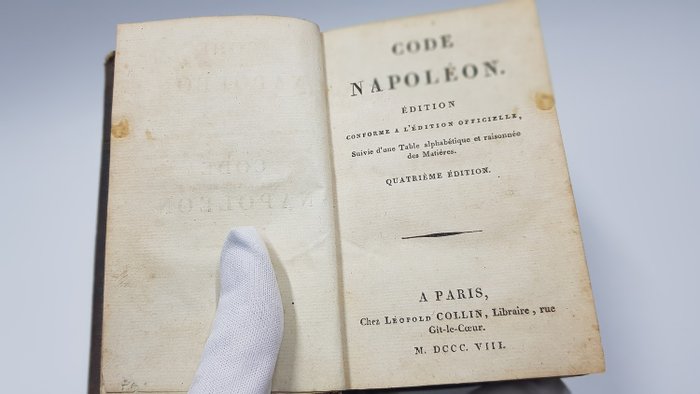 Napoléon - Code Civil / Code Napoléon - 1808