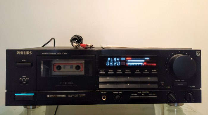 Philips - FC-870 cassettedeck. - Cassette deck