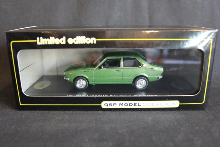 QSP Model Collection - 1:43 - Toyota Corolla E30 Sedan 1974 - Catawiki