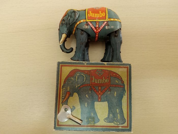 Blömer & Schuler - Elefant - "JUMBO Circus Elephant", D.R.P. 1930 -Germany 