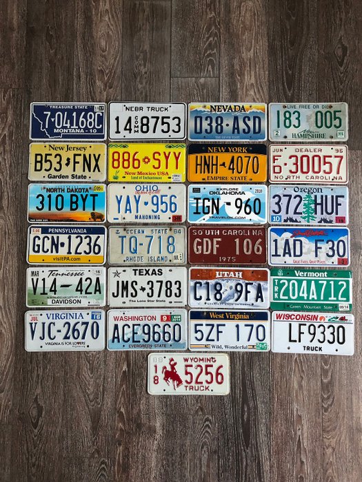 Number Plate Usa License Plates All 50 States 2019 Catawiki