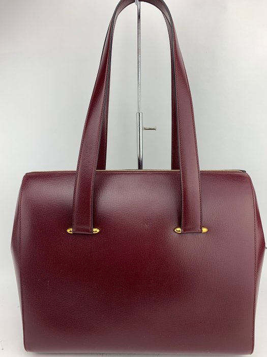 Must De Cartier - Unisex-Must De Bordeaux Leather-Big Tote bag - Catawiki