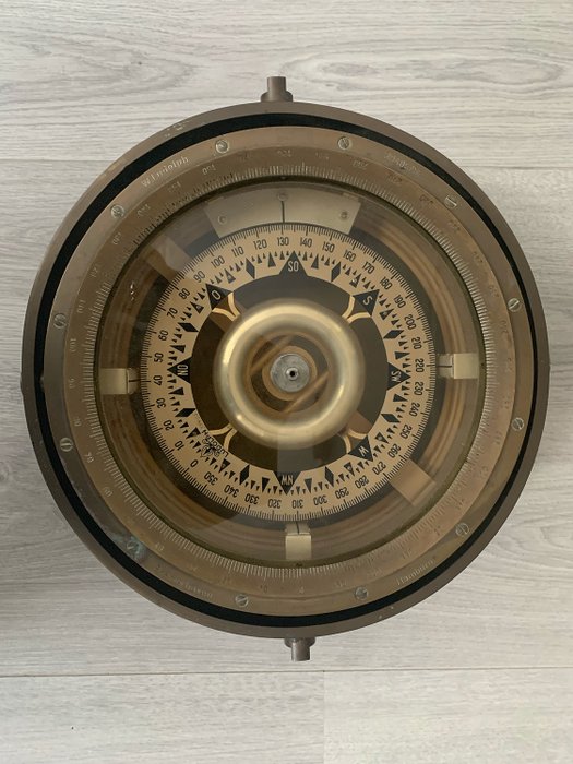 Ship's compass, 漢堡魯道夫W. - 黃銅 - 20世紀