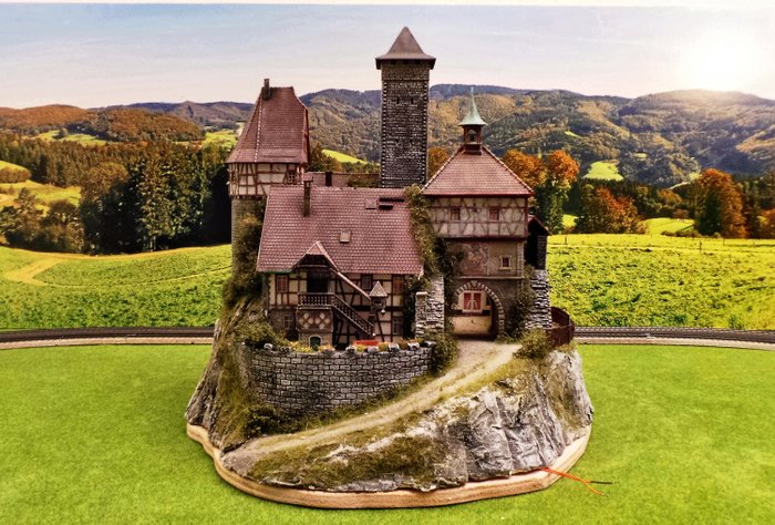 Faller, Kibri, Pola H0 - Décor - Diorama d'un château
