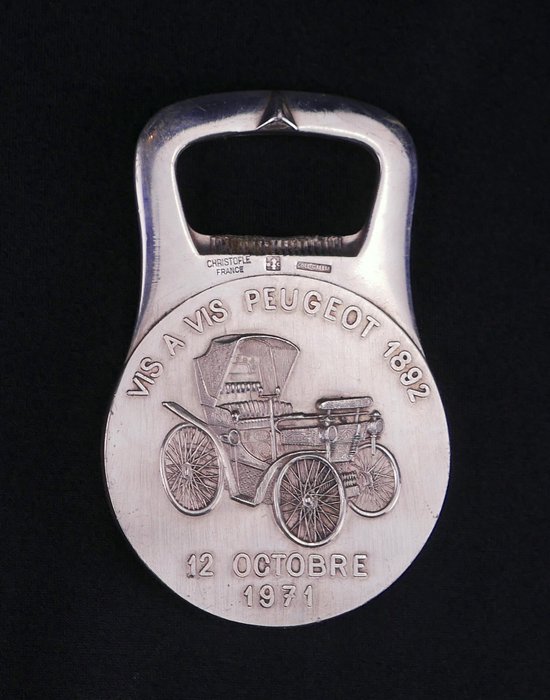 Christofle - Christofle bottle opener for Peugeot - Silver plated