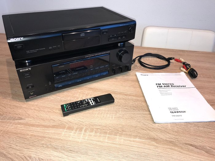 Sony - STR-GX315 +CDP-ES200 - CD spiller, Stereomottaker