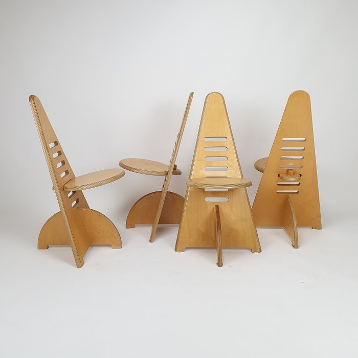 Gijs Boelaars - Lundia - Set stoelen (4) - Lundi Sit