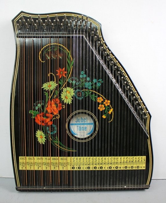 Jubel Tone - Instrument à cordes cithare décoratif - Bois