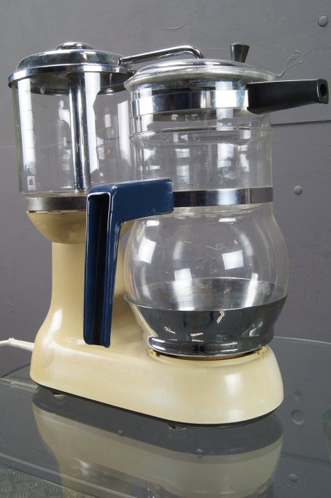 Wigomat - 第一台电动咖啡机 - 人造树胶, 玻璃