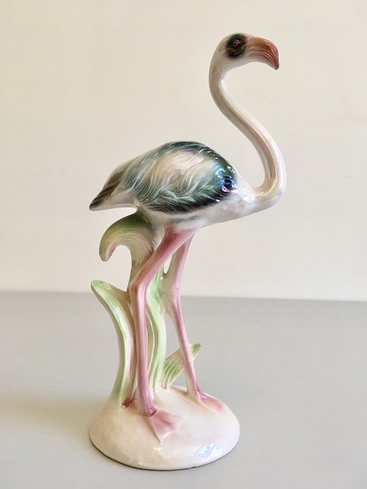 JEMA Holland - Sculptuur van een Flamingo - Vintage - Flamingo