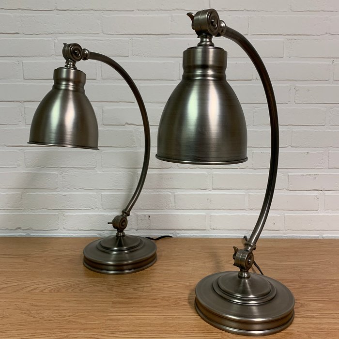 Office / Notary Lamps - Nickel / Metal