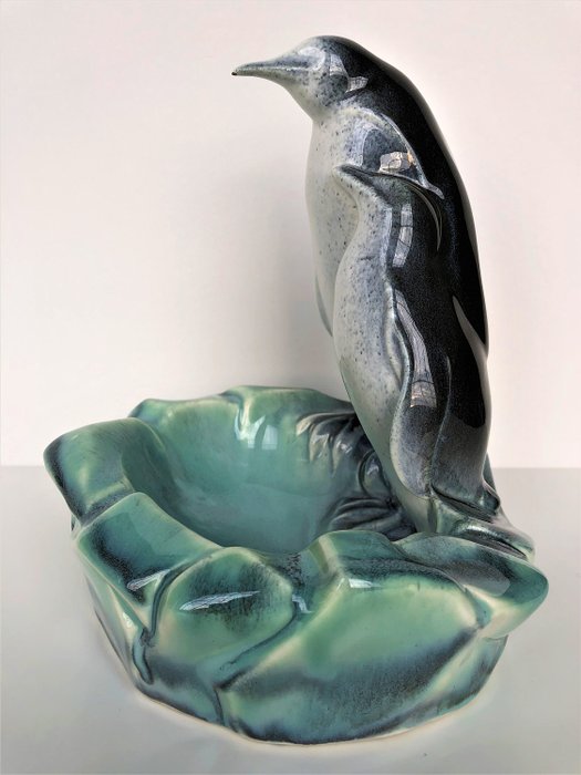 Ditmar Urbach - Tigela de pinguins de cerâmica ou cinzeiro