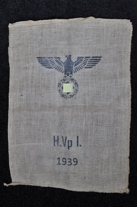 Alemania - saco de arpillera con águila nacional y esvástica del 3er Reich - 1939