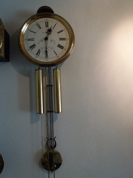 Franz Hermle & Sohn - Relógio de parede - Romântico - Latão