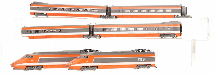 Kato N - 10-198 - Unidad de tren - Tren TGV de alta velocidad de 6 partes - SNCF
