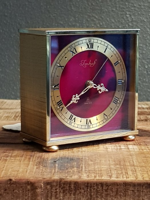 Imhof 8 days alarm clock - Brass - 20th century