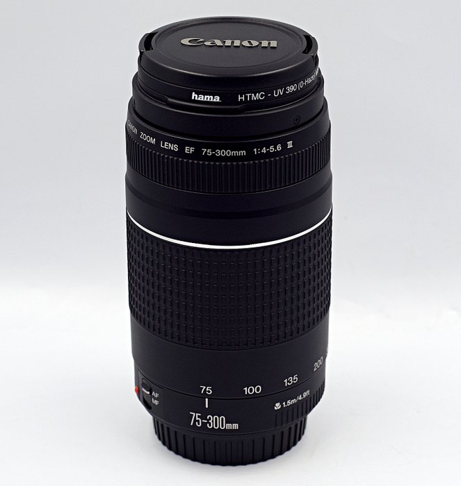 Canon EF 75-300mm f/4-5.6 III Telephoto Zoom Lens for Canon - Catawiki