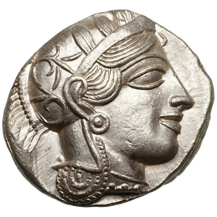 Kreikka (muinainen) - Attica, Athen. AR Tetradrachme,  454-404 BCE - Eule, Top!