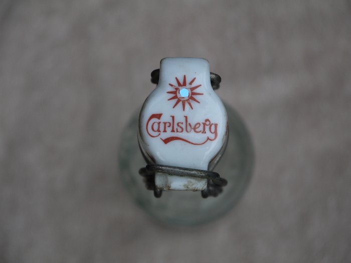 Dänemark - Original "Carlsberg" Bierflasche, ww2.