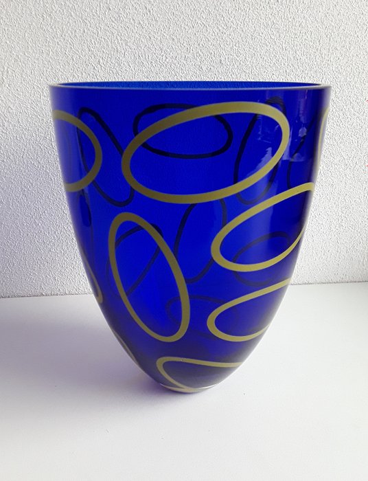 Olaf Stevens - Vase (1) - Glas