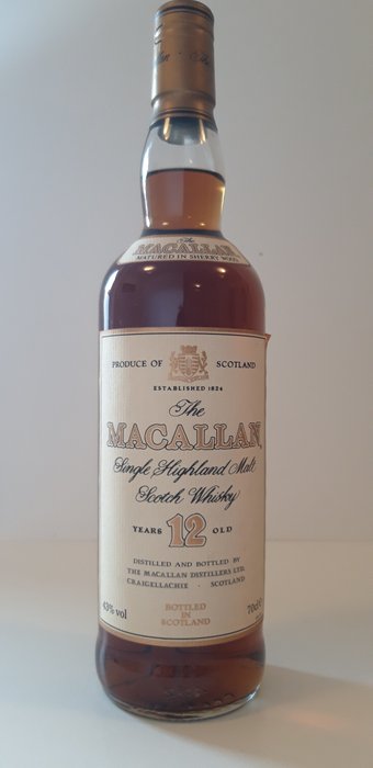 Macallan 12 years old - Original bottling - b. 1990s - 70厘升