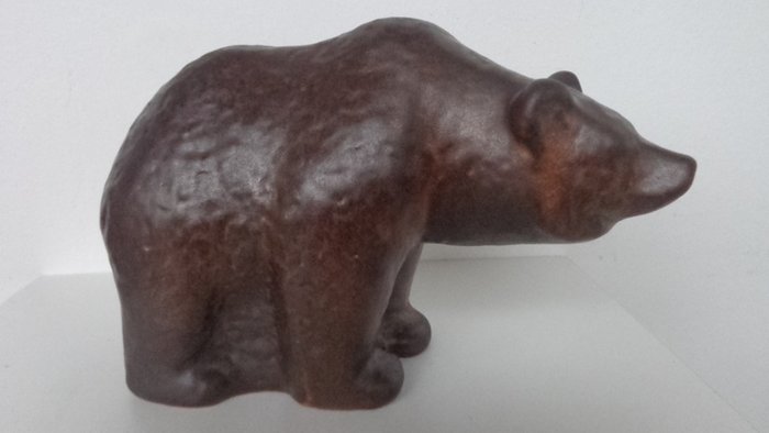 Dietmar Liedke - Karlsruher Majolika - 動物人物/熊/棕熊 - 陶瓷