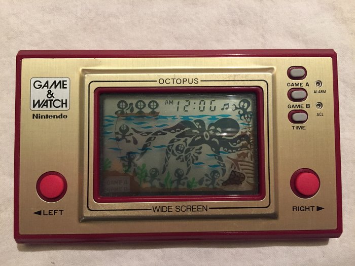 Nintendo - Game & Watch - Octopus - OC-22 - Uten original eske