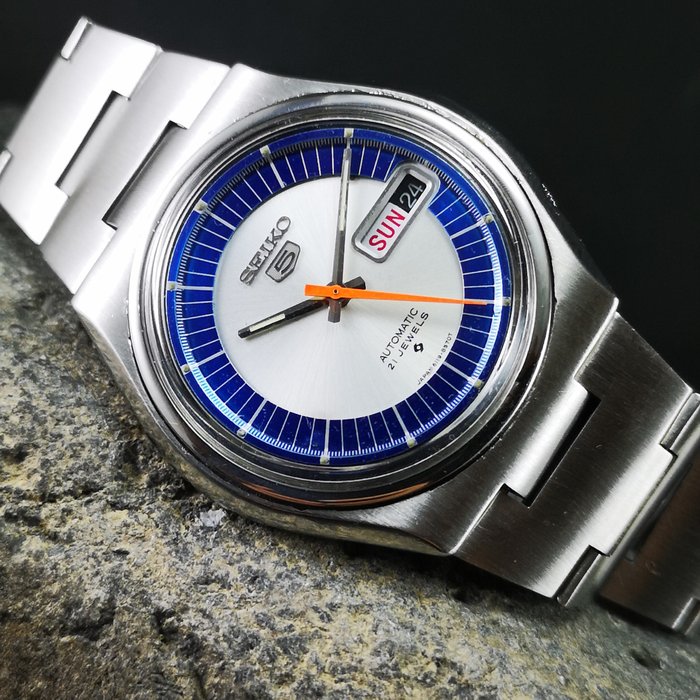 Seiko - 5 Vintage Automatic Watch w/Original Band - 6119-8500 - Miehet - 1970-1979